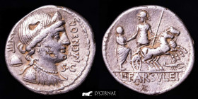 L. Farsuleius Mensor Silver denarius 3,75 g. 19 mm. Rome 75 B.C. nEF