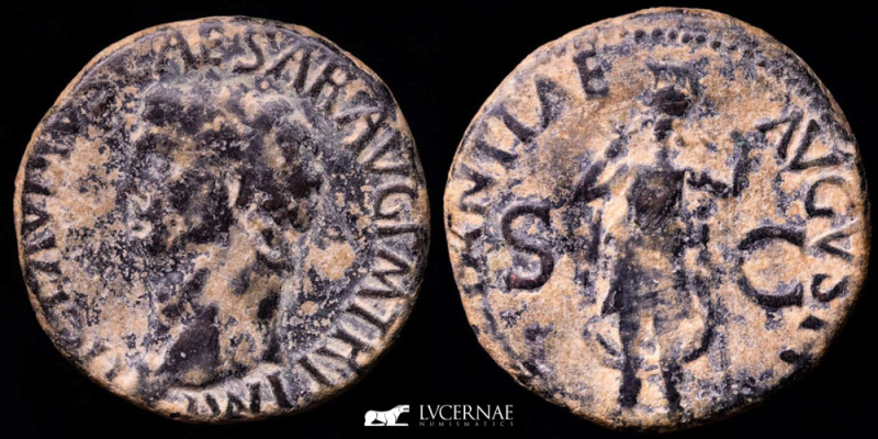 Roman Empire - Claudius I (41 - 54 A.D.) Bronze As (10,62 g. 25 mm.). Rome mint,...