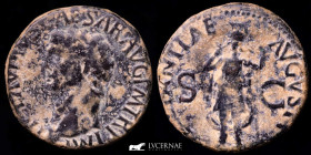 Claudius I Bronze As 10,62 g. 25 mm. Rome 41-50 A.D. gVF