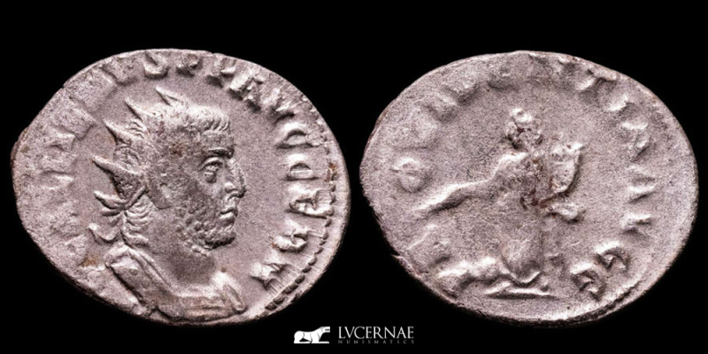 Roman Empire - Gallienus in the joint reign (253-260 A.D.). Hybrid silvered anto...