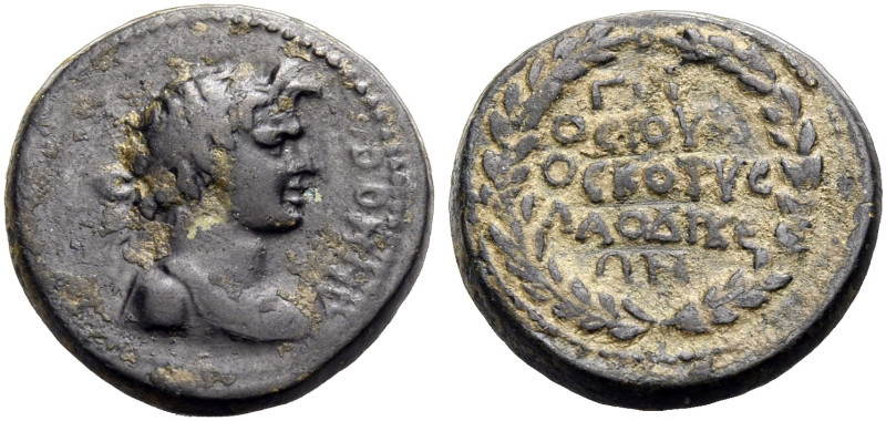 PHRYGIEN. LAODIKEIA. Titus oder Domitianus ca. 79-96. 
Bronze, semi-autonom. Un...