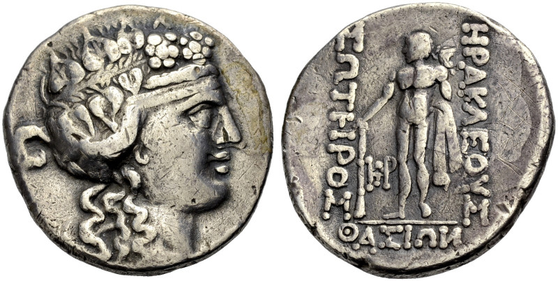 OSTKELTEN. Thasosimitationen. 
Tetradrachmon, frühe Imitation, ca. 1. Jh. v. Ch...