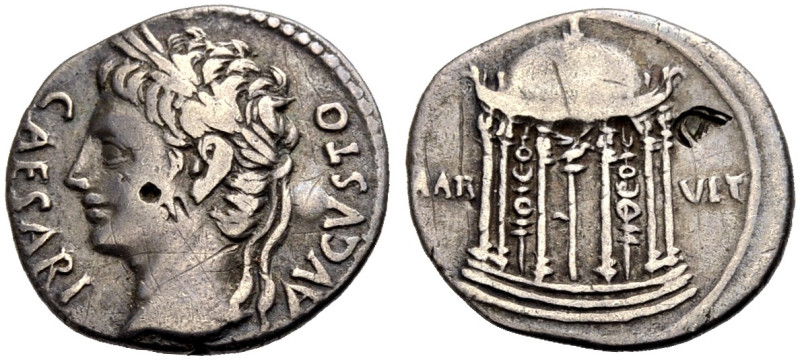 KAISERZEIT. Augustus, 27 v. Chr. -14 n. Chr. 
Denar, ca. 18 v. Chr. Münzstätte ...