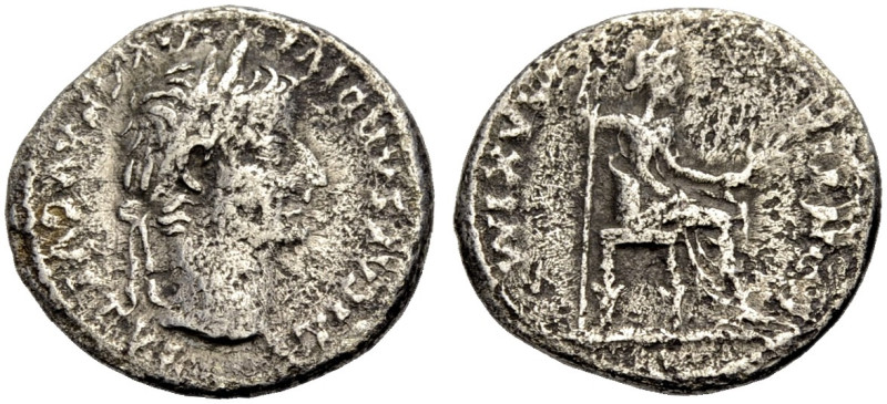 KAISERZEIT. Tiberius, 14-37. 
Denar, 14-37. Lugdunum. TI CAESAR DIVI AVG F AVGV...