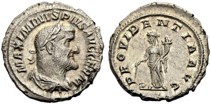 KAISERZEIT. Maximinus I. Thrax, 235-238. 
Denar, 236-238. Drap. und gep. Büste ...