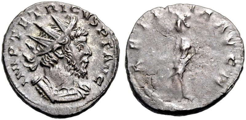 KAISERZEIT. Tetricus I., 270-273. 
Antoninian, 272-273. Trier. Gep. Büste mit S...