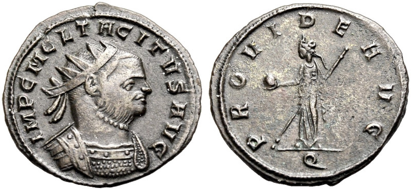 KAISERZEIT. Tacitus, 275-276. 
Antoninian, Ticinum. Gep. Büste mit Strkr. n.r. ...