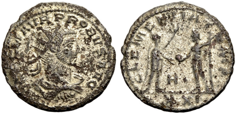 KAISERZEIT. Probus, 276-282. 
Aurelianus, Siscia. Drap., gep. Büste mit Strkr. ...