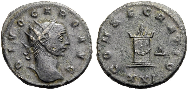 KAISERZEIT. Carus, 282-283. 
Antoninian, postum, 283. Kopf mit Strkr. n. r. DIV...