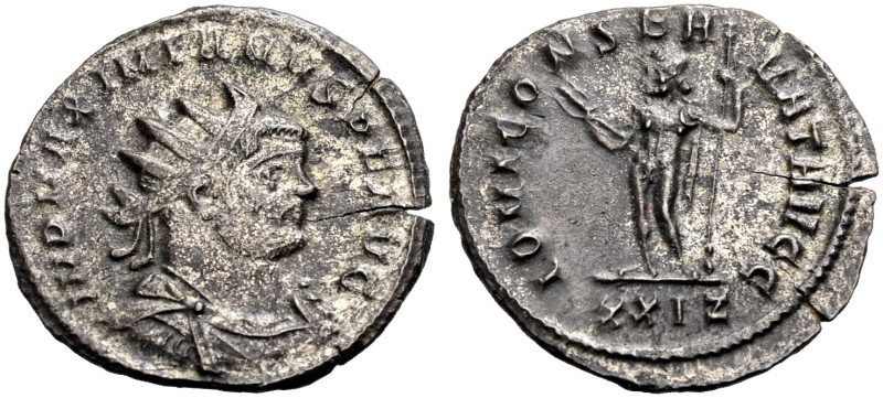 KAISERZEIT. Maximianus Herculius, 286-305. 
Aurelianus, 286. Rom. Drap., gep. B...