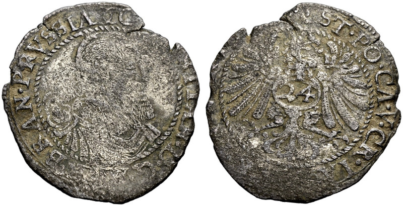 BRANDENBURG-BAYREUTH, MARKGRAFSCHAFT. CHRISTIAN, 1603-1655. 
Kipper 24 Kreuzer ...