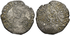BRANDENBURG-BAYREUTH, MARKGRAFSCHAFT. CHRISTIAN, 1603-1655. 
Kipper 24 Kreuzer 1622, Dachsbach. Brustbild r., am Anfang der Umschrift Mzz. 2 verschlu...