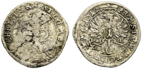 BRANDENBURG-BAYREUTH, MARKGRAFSCHAFT. CHRISTIAN ERNST, 1655-1712. 
Kreuzer 1712, Bayreuth. Brustbild r. Rv. Gekrönter Adler mit Wertzahl 1 auf der Br...