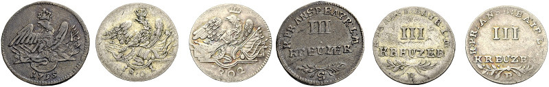 BRANDENBURG-BAYREUTH, MARKGRAFSCHAFT. FRIEDRICH WILHELM III., 1797-1807. 
Lot: ...