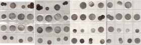 BRANDENBURG-BAYREUTH, MARKGRAFSCHAFT. LOT. 
ANSBACH, BAYREUTH und NÜRNBERG, meist 18. Jahrhundert. vom Pfennig bis zum Taler, sowie Fränk. Kreis 15 K...