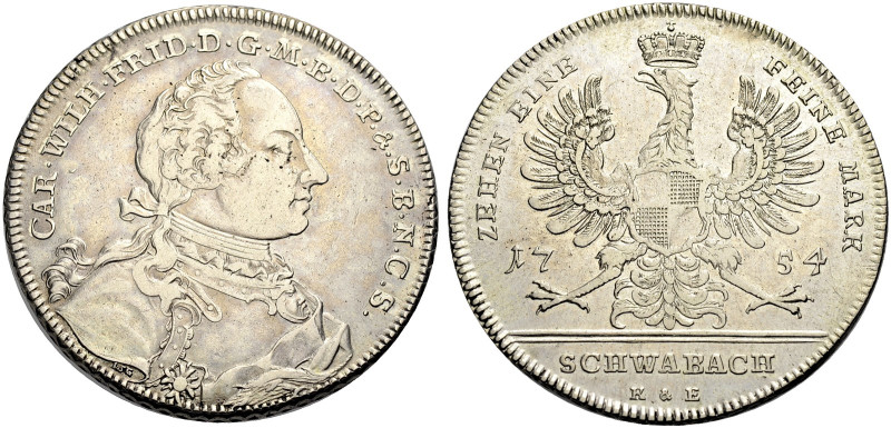 BRANDENBURG-ANSBACH, MARKGRAFSCHAFT. KARL WILHELM FRIEDRICH, "der Wilde Markgraf...