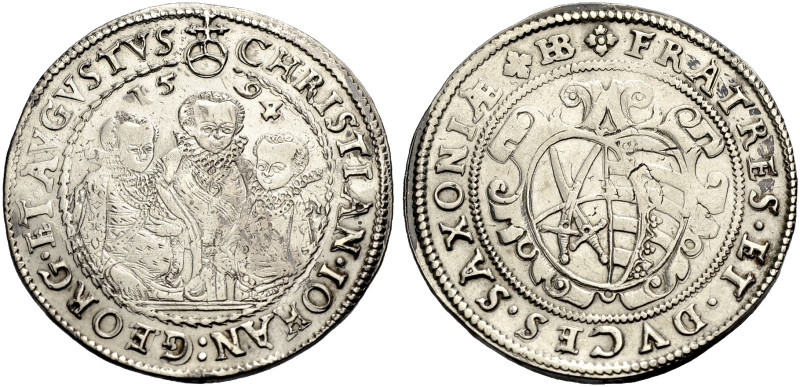 SACHSEN-ALB. LINIE, KURFÜRSTENTUM NACH 1547. CHRISTIAN II., JOHANN GEORG I. und ...