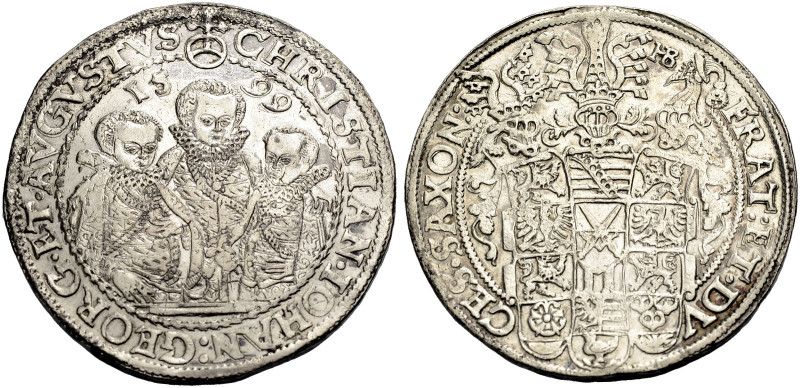 SACHSEN-ALB. LINIE, KURFÜRSTENTUM NACH 1547. CHRISTIAN II., JOHANN GEORG I. und ...