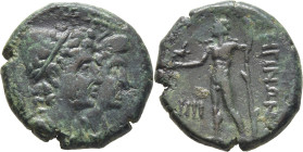 ÁTICA-EGINA. AE 16. Pátina verde