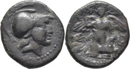 ÁTICA-ELEUSIS-ILIRIA. AE 22. Hacia el 330 a.C. Pátina oscura. Acuñación centrada