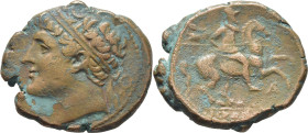SICILIA-SIRACUSA. AE 28. Hacia el 230 a.C. Acuñación centrada
