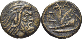 TRACIA-PANTIKAPEA. AE 21. 340-320 a.C. Acuñación centrada