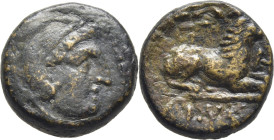 AE 15. Cabeza de Herakles