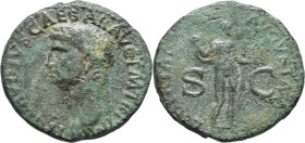 ROMA IMPERIO. Claudio. As. 41. Pátina verde