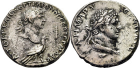 ROMA IMPERIO. Trajano. Tetradracma. 98-117. Cierto atractivo
