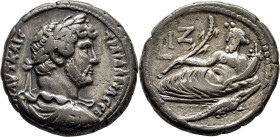 ROMA IMPERIO. Adriano. Tetradracma. 117-138. Buen retrato. Atractiva