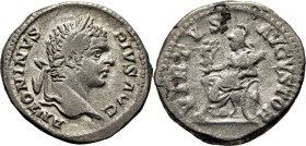 ROMA IMPERIO. Caracalla. Denario. 206-210. Tono