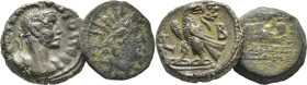 ROMA IMPERIO. Claudio II. Egipto-Alejandría. Tetradracma de Kellon. Año II (268). AE 18. Lote de 2