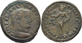 ROMA IMPERIO. Diocleciano. Follis. 296.