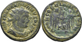 ROMA IMPERIO. Maximiano Hercúleo. Antoniniano. AE. 292-295. Pátina verde