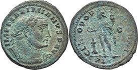 ROMA IMPERIO. Maximiano Hercúleo. Follis. 301-303. EBC-