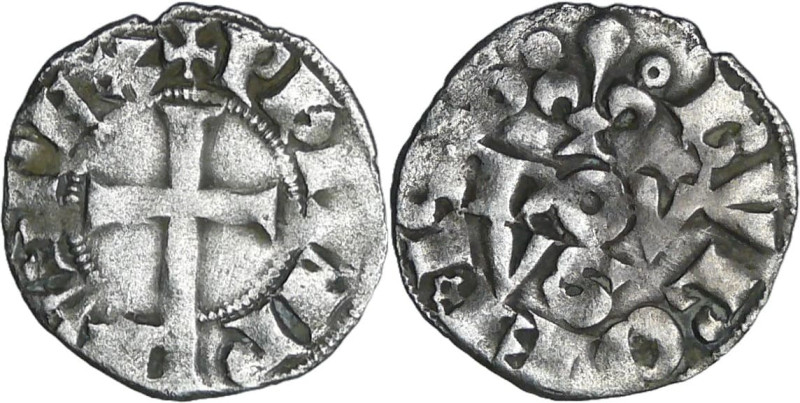 France - Philippe IV (1285-1314) - Bourgeois simple

A/ PHILIPPVS REX. Croix l...