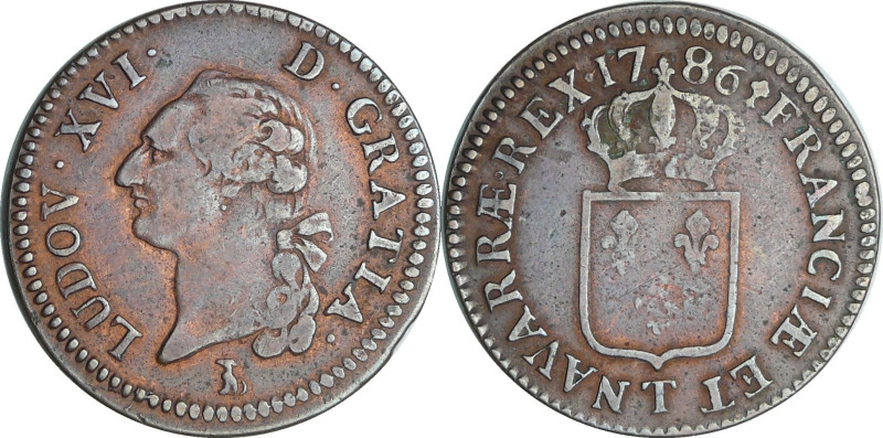 France - Louis XVI (1774-1792) - Sol - 1786 T (Nantes)

TB+

L4L.547-Ga.350...