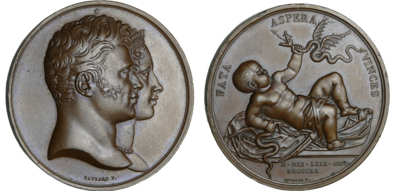 France - Duc et duchesse de Berry, naissance du duc de Bordeaux, 1820, Paris

...