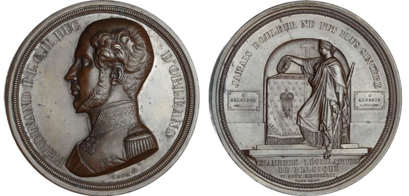 France - Ferdinand-Philippe d'Orléans (1810-1842) - Médaille frappée à l’occasio...