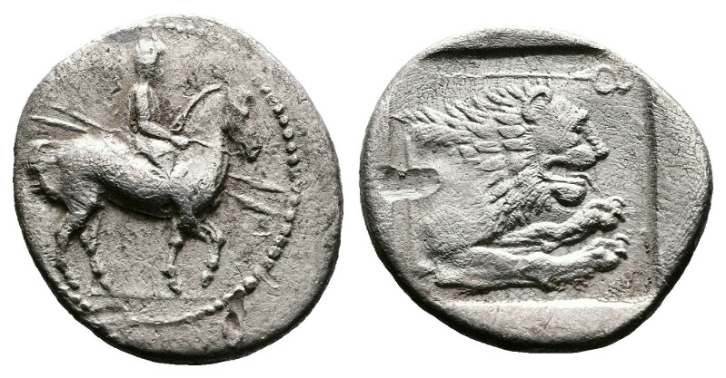 Kings of Macedon, Perdikkas II 451-413 BC. AR Tetrobol - Heavy series (16mm. 2,3...