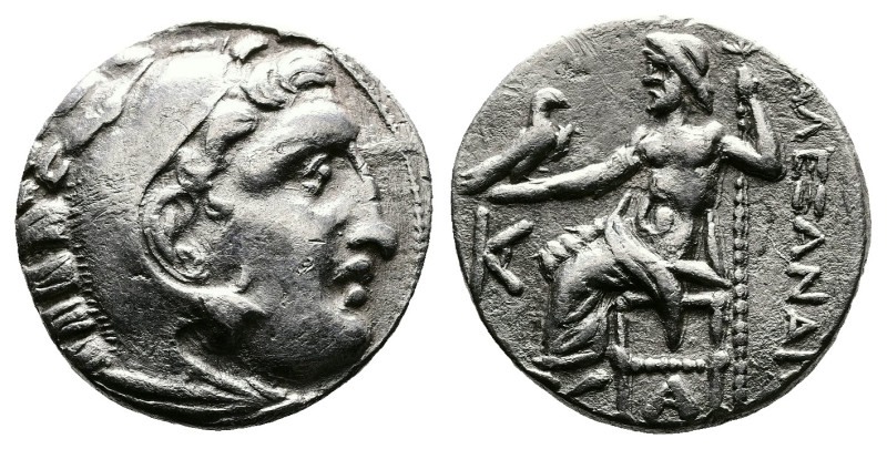 Kings of Macedon Alexander III 'the Great' 336-323 BC. AR Drachm (16mm, 2,69g.)....