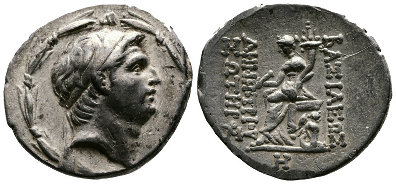 Seleukid Kingdom, Demetrios I Soter, 162-150 BC. AR Tetradrachm (32 mm, 16,74 g....