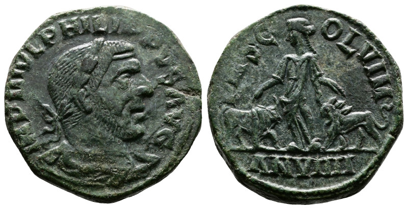 Moesia Superior, Viminacium, Philip I, 244-249 AD. AE (28 mm, 18,26 g.) year VII...