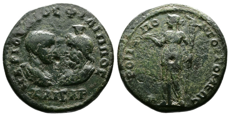 Moesia Inferior, Tomis, Philip II, as Caesar, 244-247 AD. AE (10,66g.) MAP IOYΛΙ...