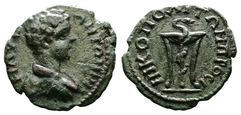 Moesia Inferior, Nicopolis ad Istrum, Caracalla, 198-217 AD. AE Assarion (17 mm,...