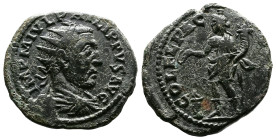 Thrace, Deultum, Philip I, 244-249 AD. AE (24 mm, 6,99 g.). IMP M IVL PHILIPPVS AVG Radiate, draped and cuirassed bust of Philip I to right, seen from...