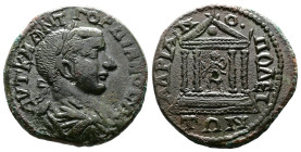 Thrace, Hadrianopolis, Gordian III, 238-244 AD. AE Tetrassarion (26 mm, 10,34 g.). AΥT K M ANT ΓOPΔIANOC AΥΓ Laureate, draped and cuirassed bust of Go...