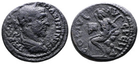 Macedon, Pella, Maximinus I Thrax, 235-238 AD. AE (25mm, 8,89 g.). IMP MAXIMINVS AVG, laureate, draped and cuirassed bust of Maximinus I Thrax right. ...