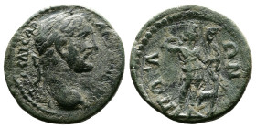 Pisidia, Pogla. Antoninus Pius. AE (20,4 mm. 4,54 g.). AD 136-161. AVTOK KAICAP ANTΩNEINOC, laureate head right. Rev. ΠOΓAЄΩN, Artemis standing right,...