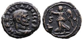 Egypt, Alexandria, Maximianus Herculius, first reign 286-305 AD. Billon Tetradrachm (19mm, 7,99 g.). Circa 290-291 (year 6), ΜΑΞΙΜΙΑΝΟϹ ϹƐΒ Laureate, ...